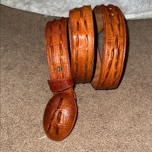 Men's Brown Leather Belt Mexico